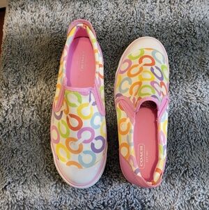 Women's 7.5 Coach Slip-On Shoes **See Note